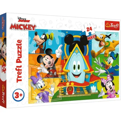 Puzzle maxi 24 el. Myszki Miki i przyjaciele Trefl