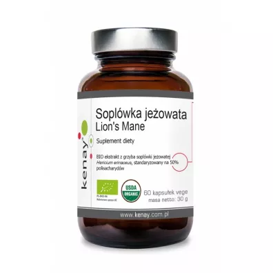 Kenay Soplwka Jeowata Lions Mane Suplement diety 60 kaps. Bio