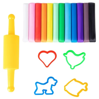 Plastelina 12 kolor�w Deli