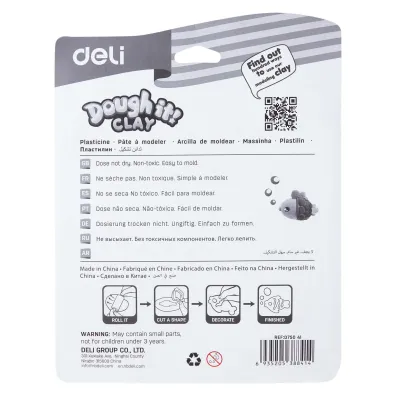 Plastelina 12 kolor�w Deli