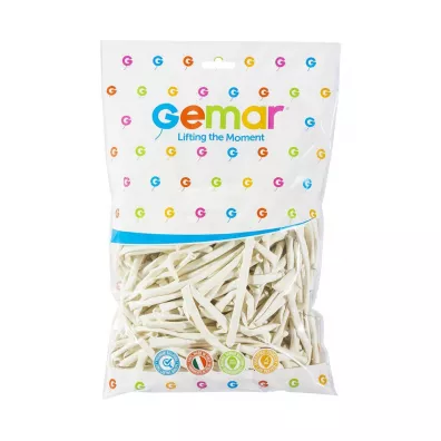 Godan Balony rurki w�oskie bia�e 100 szt.
