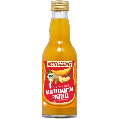 Beutelsbacher Shot na odporno�� jab�ko - mango - imbir - kurkuma - acerola 200 ml Bio
