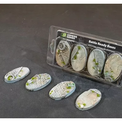 Gamers Grass: Bases Oval - Urban Warfare 60 mm 4 szt.