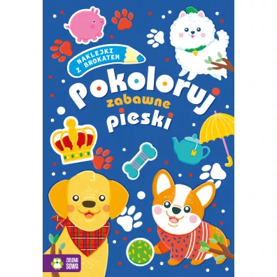 Pokoloruj zabawne pieski