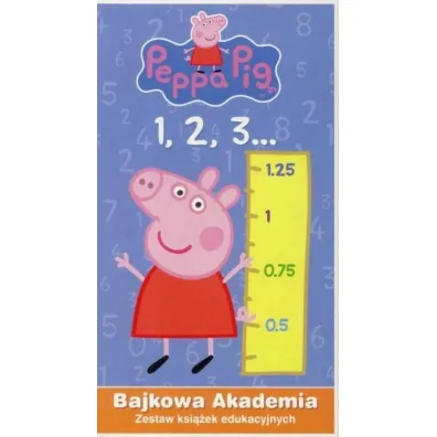 Bajkowa akademia 123 �winka Peppa zestaw ksi��ek edukacyjnych