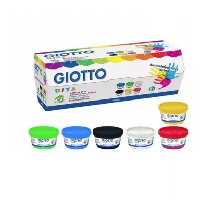 Giotto Farby do malowania palcami 6 kolor�w