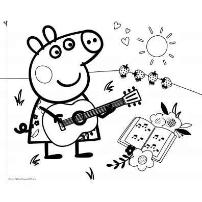 Peppa Pig. Czas na kolor. Kolorowe zabawy z przyjaci�mi