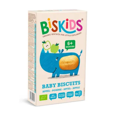 Biskids Ciasteczka jab�kowe od 6 miesi�ca 120 g Bio
