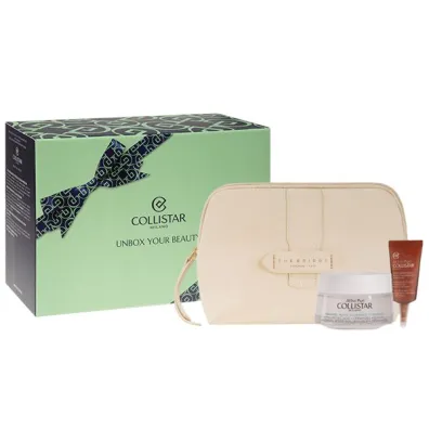 Collistar Zestaw Kwas hialuronowy + Mini kontur oczu + Kosmetyczka 50 ml + 5 ml