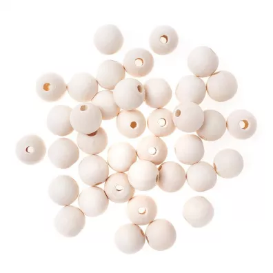 Dalprint Koraliki drewniane kulki 16mm, 40g