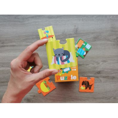 Puzzle dla dzieci - w domu 3+ Apli