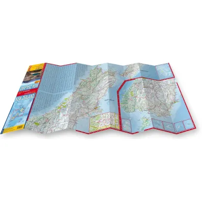 Nowa Zelandia laminowana mapa samochodowo-turystyczna 1:1 000 000