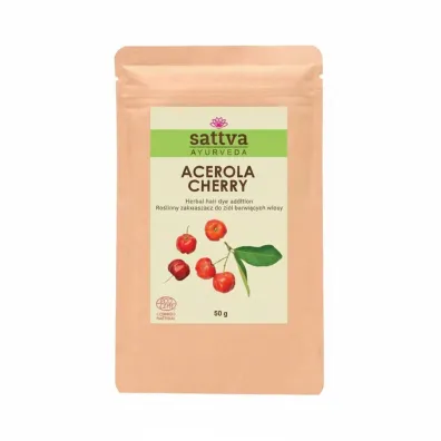 Sattva Zakwaszacz ro�linny do zi� barwi�cych w�osy acerola cherry eco 50 g