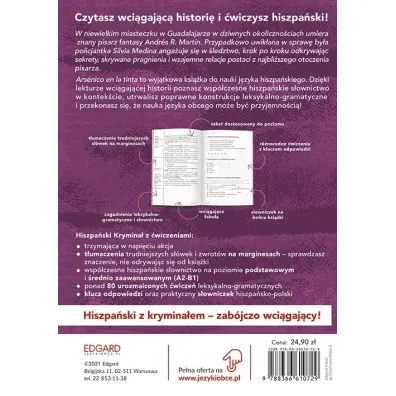 Hiszpa�ski. Krymina� z �wiczeniami. Arsenico en la tinta. Arszenik w farbie drukarskiej. Poziom A2-B1