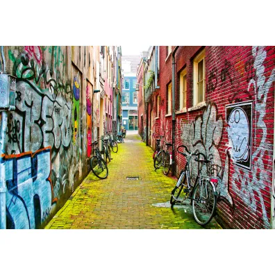 Puzzle 3000 el. Ulice Amsterdamu Ravensburger