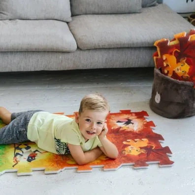 Puzzle Uk�adanka Puzzlopianka - Kr�l Lew Trefl
