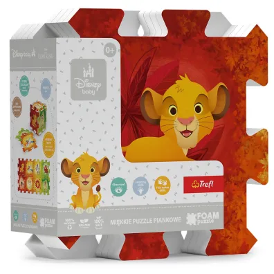 Puzzle Uk�adanka Puzzlopianka - Kr�l Lew Trefl
