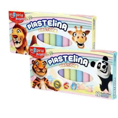InSpiria Plastelina Pastelove 12 szt.