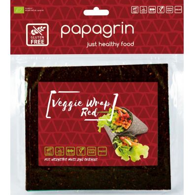 Papagrin Tortilla wraps warzywna czerwona bezglutenowa 125 g Bio
