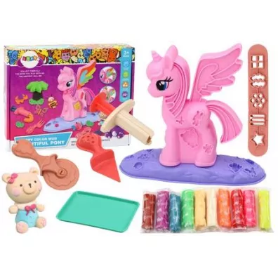 Ciastolina z akcesoriami Jednoro�ec LeanToys