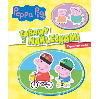 Peppa lubi ruch! Zabawy z naklejkami. �winka Peppa