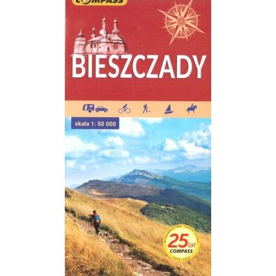 Mapa turystyczna- Bieszczady 1:50 000