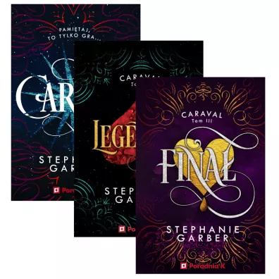Pakiet Caraval. Tomy 1-3: Caraval, Legenda, Fina� - Stephanie Garber
