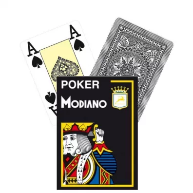 Modiano, karty do gry, kolor czarny