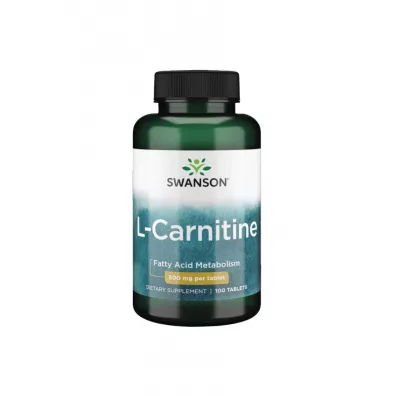 Swanson L-Karnityna 500 mg - suplement diety 100 tab.