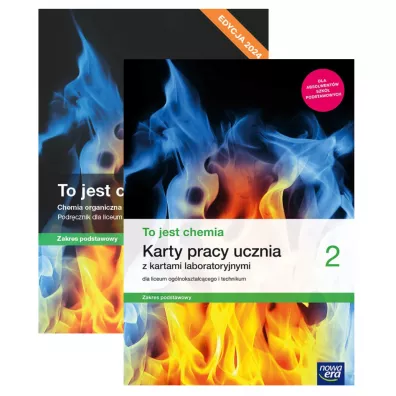 Pakiet To jest chemia 2. Podr�cznik i Karty pracy ucznia z kartami laboratoryjnymi dla liceum og�lnokszta�c�cego i technikum. Zakres podstawowy. Edycja 2024 - Aleksandra Kwiek, Aleksandra Mrzigod, Janusz Mrzigod, Romuald Hassa