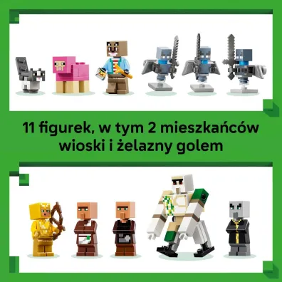 LEGO Minecraft Najazd przywo�ywaczy na wiosk� 21596