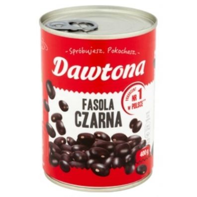 Dawtona Fasola czarna konserwowa 400 g