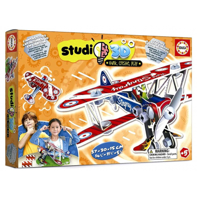 Puzzle Educa Model 3D Samolot