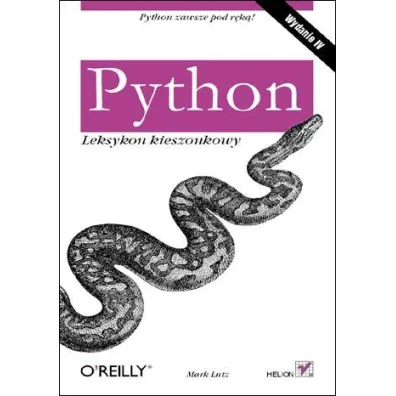 Python. Leksykon kieszonkowy (wyd. 4/2022 kieszonkowe) - Alice Zhao