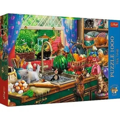 Puzzle 1000 el. Kociaki rozrabiaki Trefl