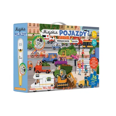 Miejskie pojazdy z puzzlami m�wi�cymi Kakadu