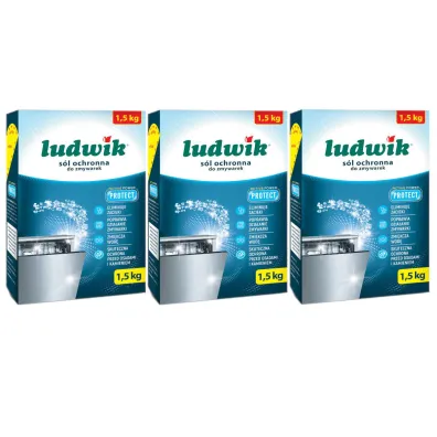 Ludwik S�l ochronna do zmywarek Zestaw 3 x 1.5 kg