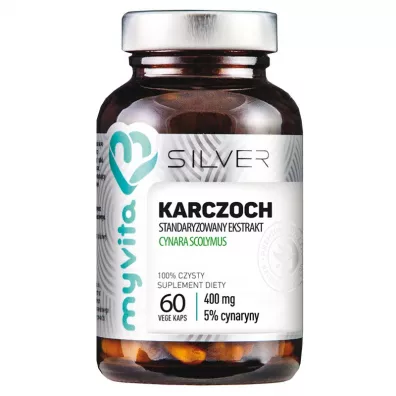 Myvita Silver Karczoch 400 mg Suplement diety 60 kaps.