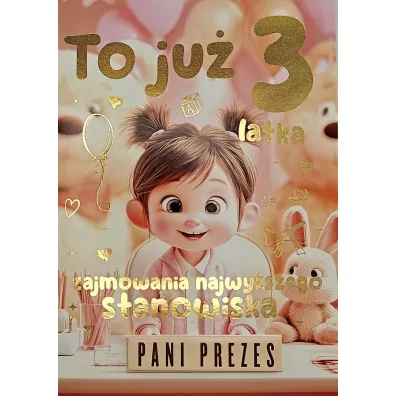 Yeku Karnet 3K Urodziny