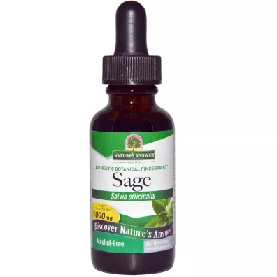 Natures Answer Ekstrakt z lici szawi lekarskiej Sage - suplement diety 30 ml