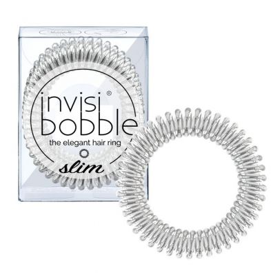 Invisibobble The Elegant Hair Ring Slim gumki do wosw Chrome Sweet Chrome 3 szt.