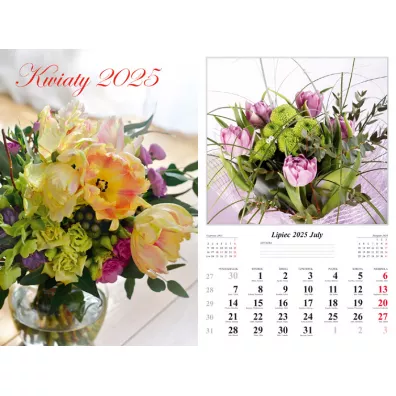 Kalendarz 2025 �cienny Kwiaty