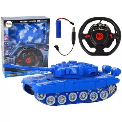 Czog R/C niebieski 1:18 wiato dwik Leantoys