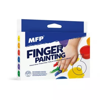 MFP Farby do malowania palcami 30ml, 6 kolor�w