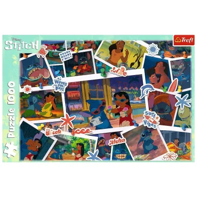 Puzzle 1000 el. Lilo i Stitch S�odkie Wspomnienia Trefl