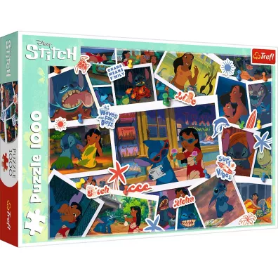 Puzzle 1000 Lilo i Stich Sodkie Wspomnienia TREFL