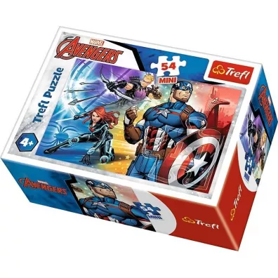 Puzzle mini 54 el. Bohaterowie The Avengers 2 Trefl
