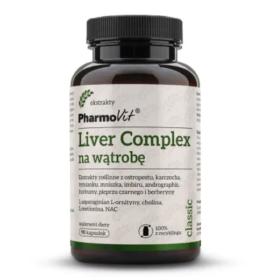 Pharmovit Kapsu�ki na wsparcie w�troby liver complex suplement diety 90 szt.