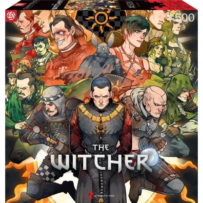 Puzzle 500 el. Gaming: The Witcher Nilfgaard Good Loot