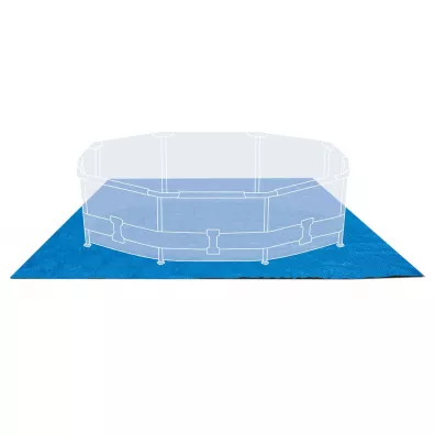 Materia ochronny pod basen w pudeku 28048 INTEX (pasuje do basenw 2,44m/3,05m/3,66m/4,57m Easy Set® i Basenw stelaowych) Zajmuje 4,7m2 powierzchni